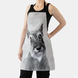 Schnauzer (Giant) - Cute Original Dog Art Apron