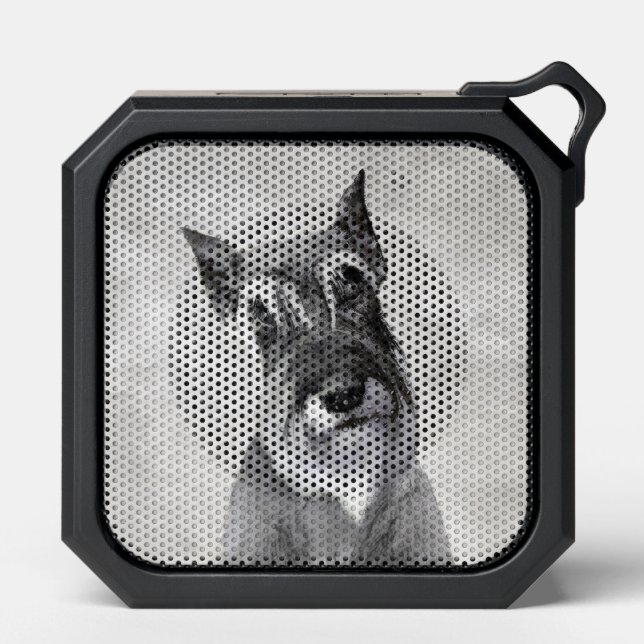 Schnauzer (Giant) - Cute Original Dog Art Bluetooth Speaker (Front)