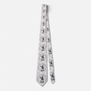 Schnauzer (Giant) - Cute Original Dog Art Neck Tie