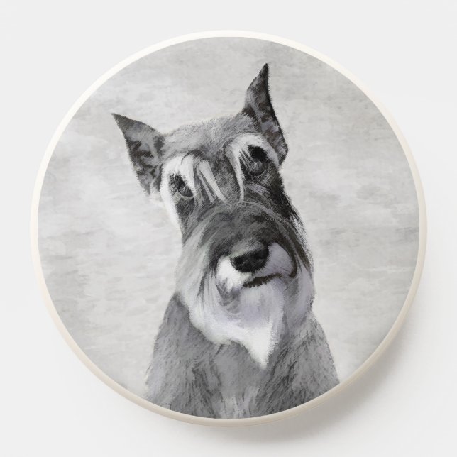 Schnauzer (Giant) - Cute Original Dog Art PopSocket (Popsocket)