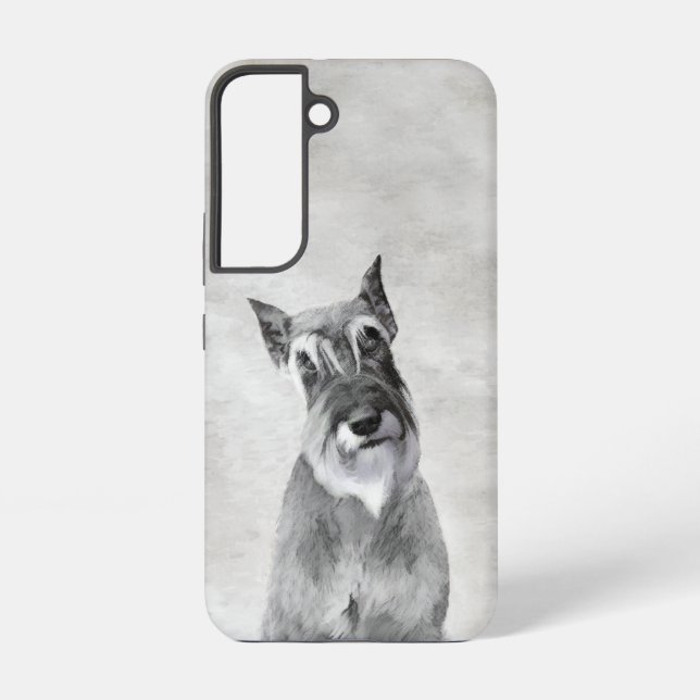 Schnauzer (Giant) - Cute Original Dog Art Samsung Galaxy Case (Back)