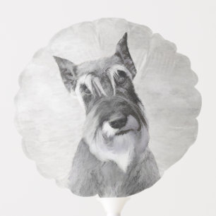 Schnauzer (Giant) Painting - Dog Art Balloon