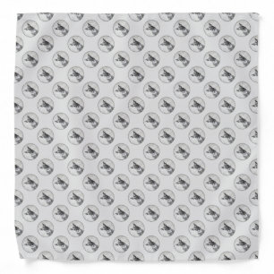Schnauzer (Giant) Painting - Dog Art Bandana