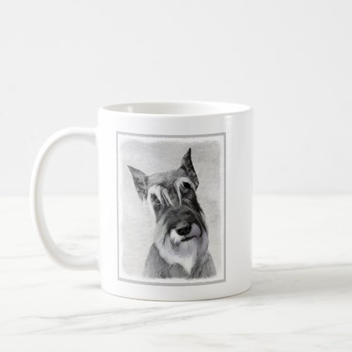 Schnauzer Giant Painting _ Dog Art Coffee Mug