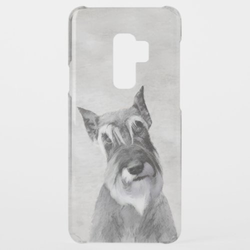 Schnauzer Giant Painting _ Dog Art Uncommon Samsung Galaxy S9 Plus Case