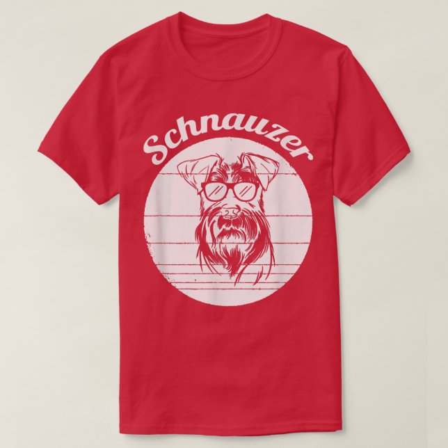Schnauzer Giant Schnauzer Miniature Schnauzer Dog  T-Shirt (Design Front)