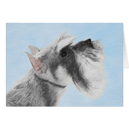 Schnauzer Giant Standard  Painting _ Dog Art