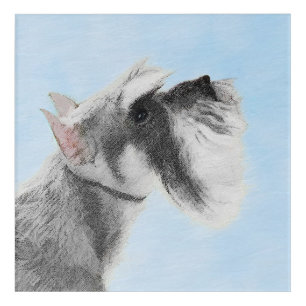 Schnauzer (Giant, Standard)  Painting - Dog Art
