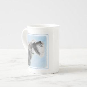 Schnauzer (Giant, Standard) Painting - Dog Art Bone China Mug