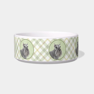 Schnauzer (Giant, Standard) Painting - Dog Art Bowl