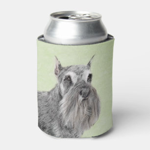 Schnauzer (Giant, Standard) Painting - Dog Art Can Cooler