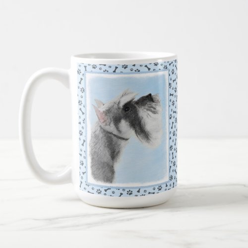 Schnauzer Giant Standard Painting _ Dog Art Coffee Mug