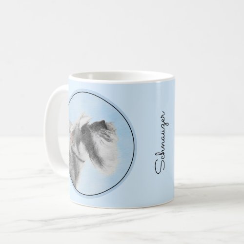 Schnauzer Giant Standard Painting _ Dog Art Coffee Mug