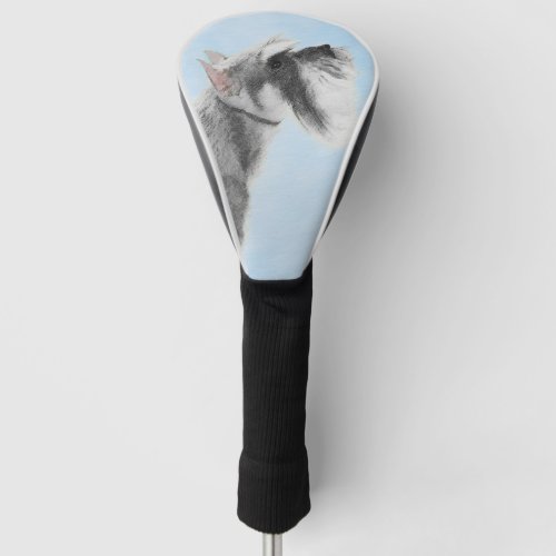 Schnauzer Giant Standard  Painting _ Dog Art Golf Head Cover