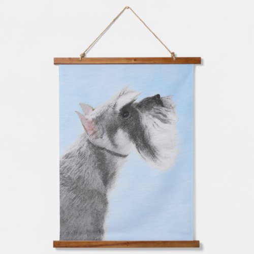 Schnauzer Giant Standard  Painting _ Dog Art Hanging Tapestry