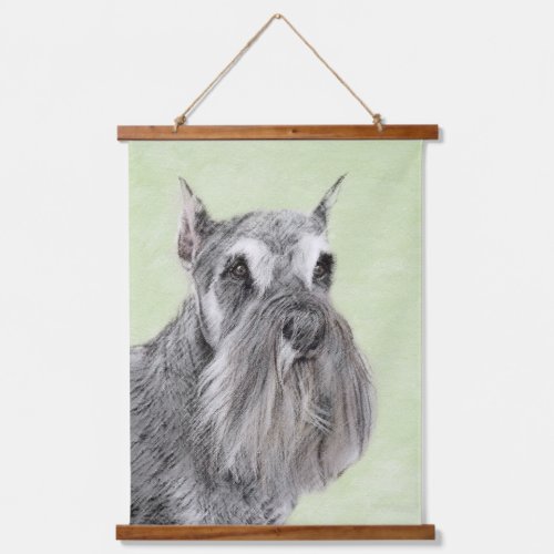 Schnauzer Giant Standard Painting _ Dog Art Hanging Tapestry