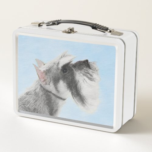 Schnauzer Giant Standard Painting _ Dog Art Metal Lunch Box