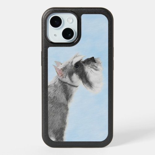 Schnauzer Giant Standard Painting _ Dog Art Ott iPhone 15 Case