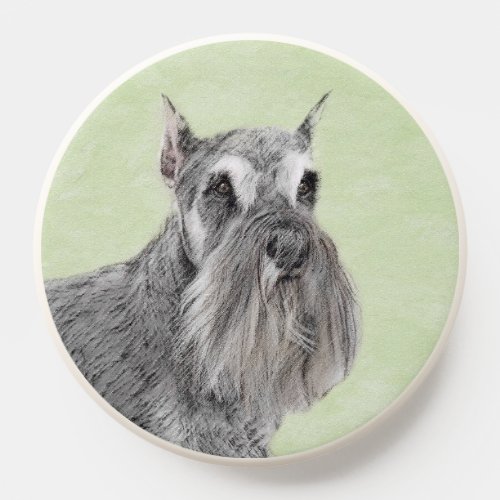 Schnauzer Giant Standard Painting _ Dog Art PopSocket