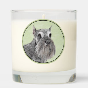 Schnauzer (Giant, Standard)  Painting - Dog Art Scented Candle
