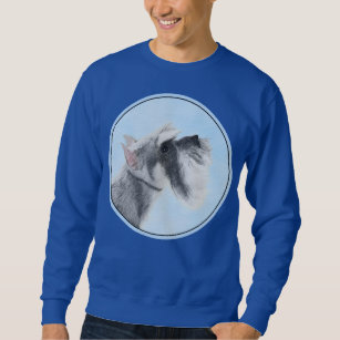 Schnauzer (Giant, Standard)  Painting - Dog Art Sweatshirt