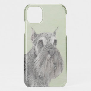 Schnauzer (Giant, Standard) Painting - Dog Art iPhone 11 Case