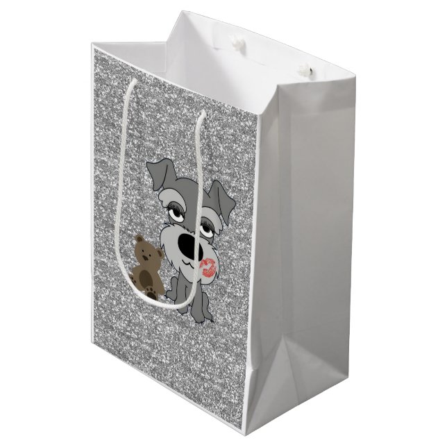 Schnauzer Gift Bag (Front Angled)