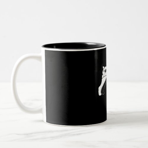 Schnauzer Gift  Funny Schnauzer Art Two_Tone Coffee Mug