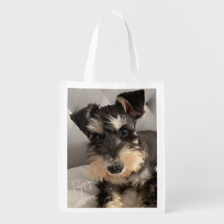 Schnauzer Grocery Bag