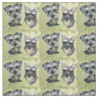 Schnauzer Groovy Glasses Combed Cotton Fabric