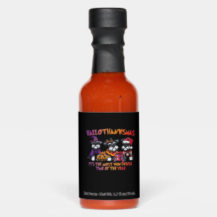 Schnauzer Halloween Thanksgiving Christmas Classic Hot Sauces