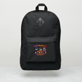 Schnauzer Halloween Thanksgiving Christmas Classic Port Authority® Backpack