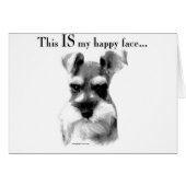 Schnauzer Happy Face (Front Horizontal)