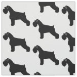 Schnauzer in Silhouette Fabric