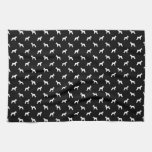 Schnauzer kitchen tea towels - kitchen homewares