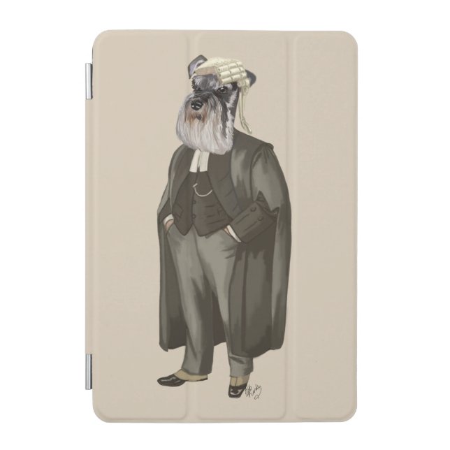 Schnauzer Lawyer 2 iPad Mini Cover (Front)