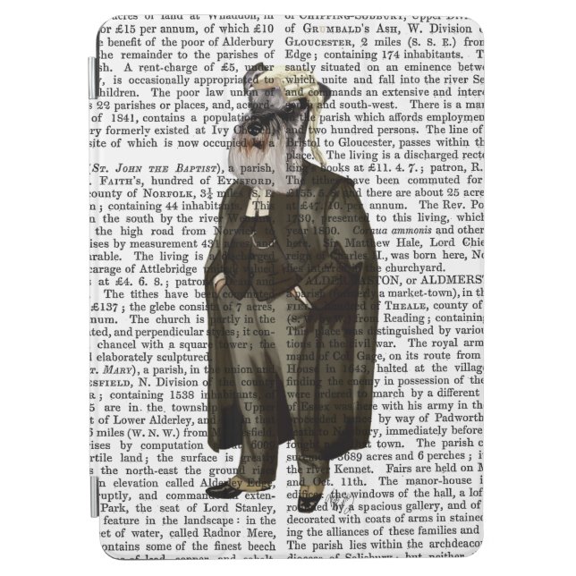 Schnauzer Lawyer iPad Air Cover (Front)