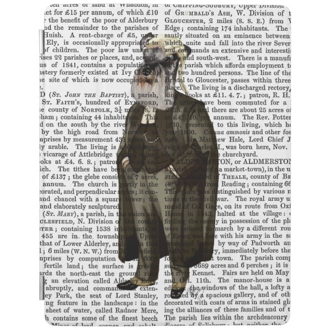 Schnauzer Lawyer iPad Air Cover (Front)