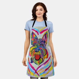 Schnauzer Love Apron
