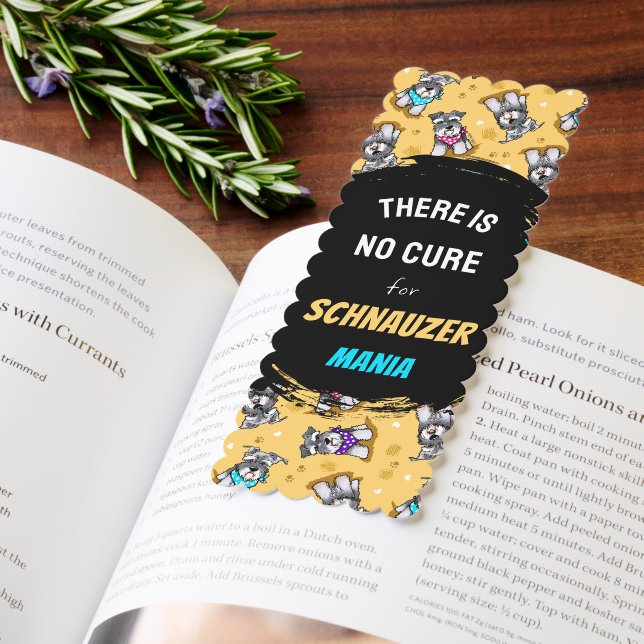 Schnauzer Lover Bookmark (Book)