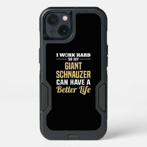 Schnauzer Lover  Giant Schnauzer Funny Dog Gifts iPhone 13 Case