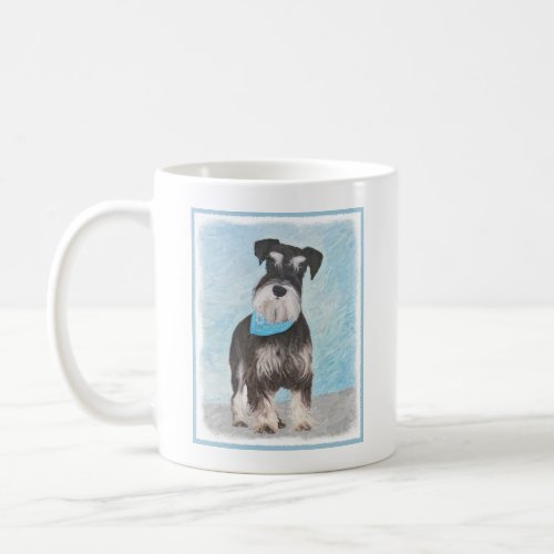 Schnauzer Miniature Painting _ Cute Original Dog Coffee Mug