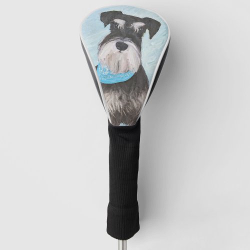 Schnauzer Miniature Painting _ Cute Original Dog Golf Head Cover