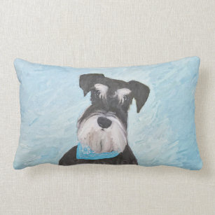 miniature schnauzer pillow