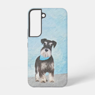 Schnauzer (Miniature) Painting - Cute Original Dog Samsung Galaxy S22 Case