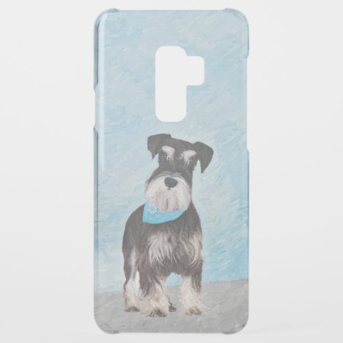Schnauzer Miniature Painting _ Cute Original Dog Uncommon Samsung Galaxy S9 Plus Case