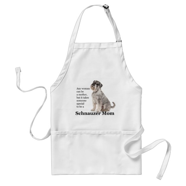 Schnauzer Mom Apron (Front)