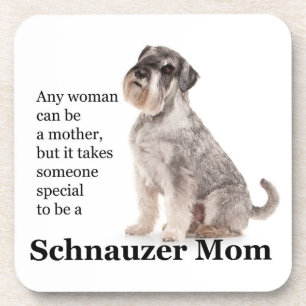 Schnauzer Mom Coaster Set