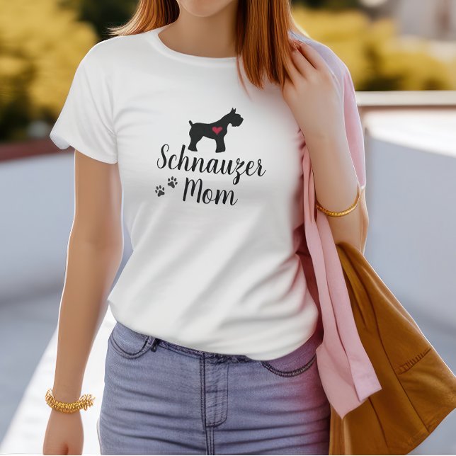 Schnauzer Mom T-Shirt (Creator Uploaded)