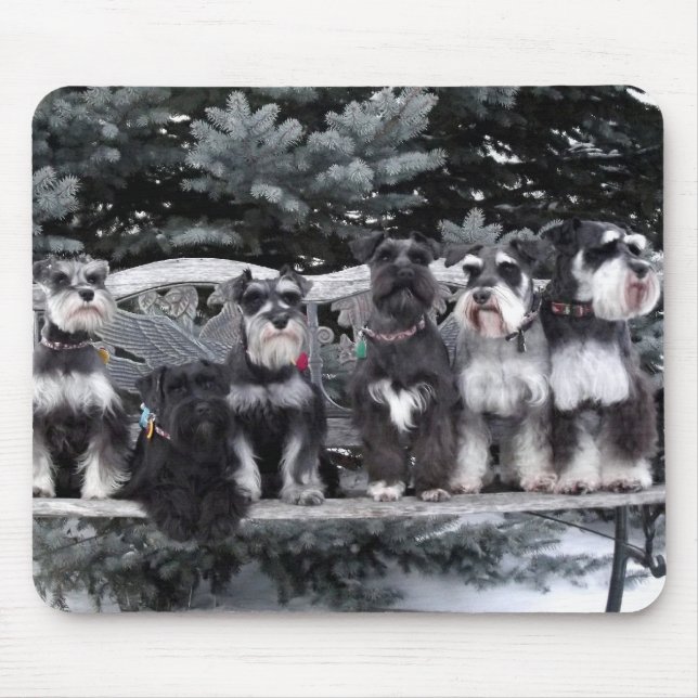 Schnauzer Mouse Pad (Front)